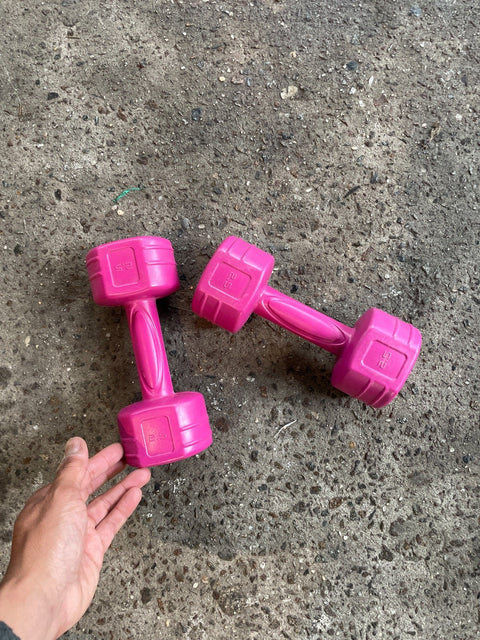 Pink Dumbbells 2.5 Lbs