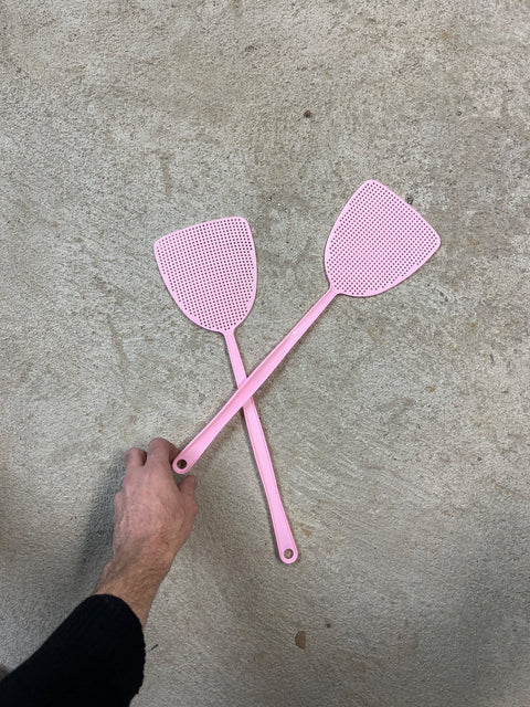 Pink Fly Swatters For You & Your Buddy