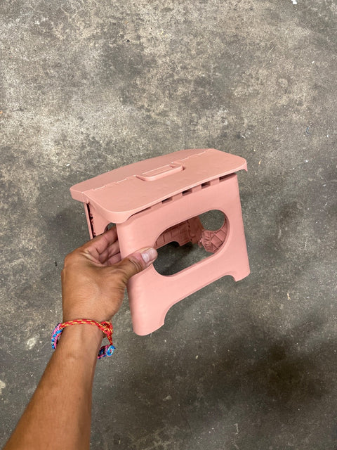Pink Folding Step Stool