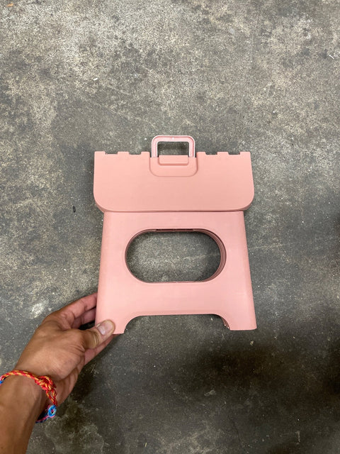 Pink Folding Step Stool