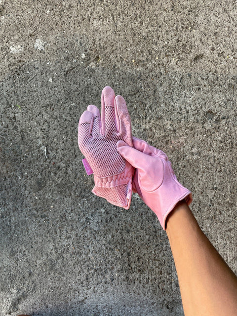 Pink Gardening Gloves