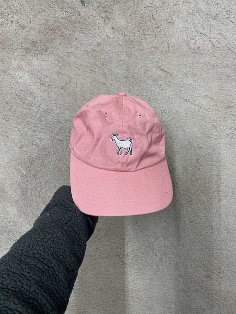 Pink Goat Dad Hat