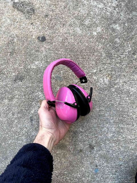 Pink Noise-Canceling Headphones For Kids