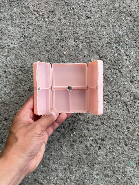 Pink Pill Organizer Box