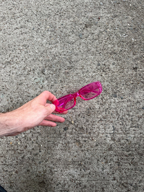 Pink Retro Sunglasses