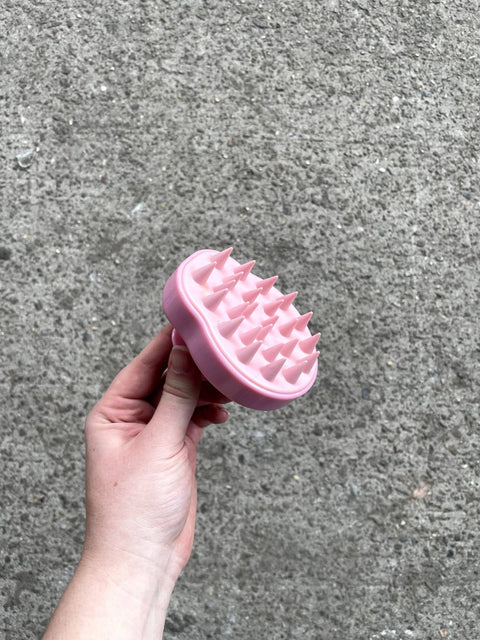 Pink Scalp Massager