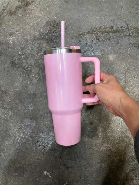 Pink Stanley-sequel Tumbler With Handle