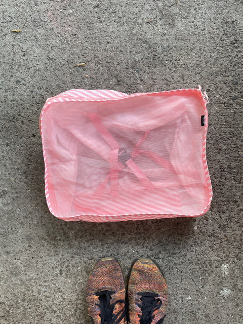 Pink Storage Suitcase Pack