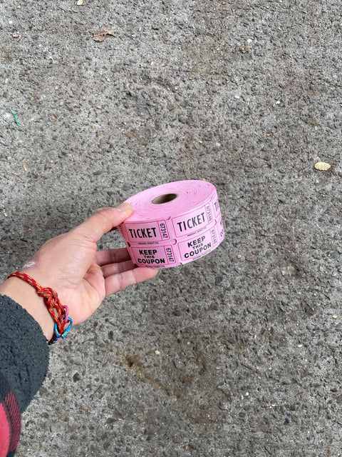 Pink Tickets Roll