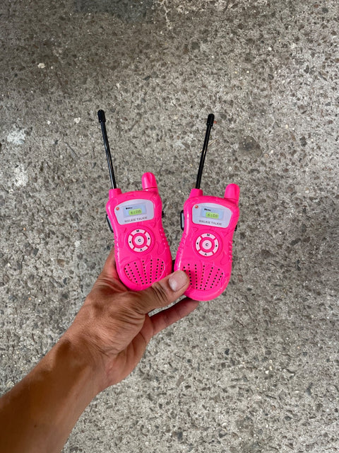 Pink Toy Walkie Talkies
