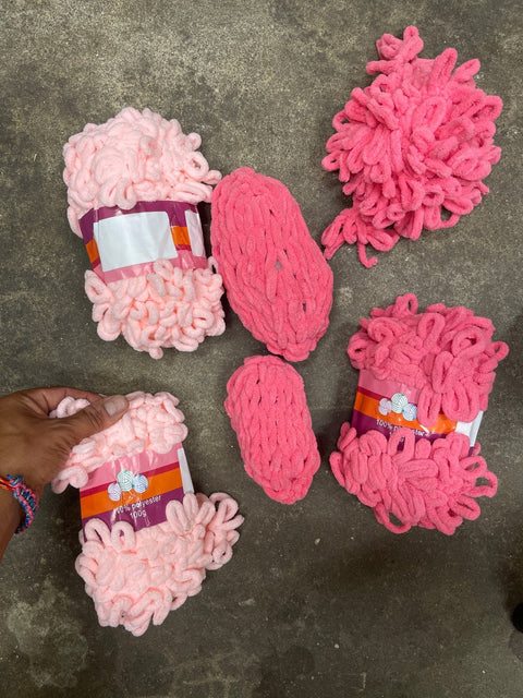 Pinks Chunky Yarn