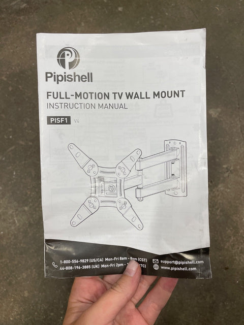 Pipishell Full-Motion TV Mount