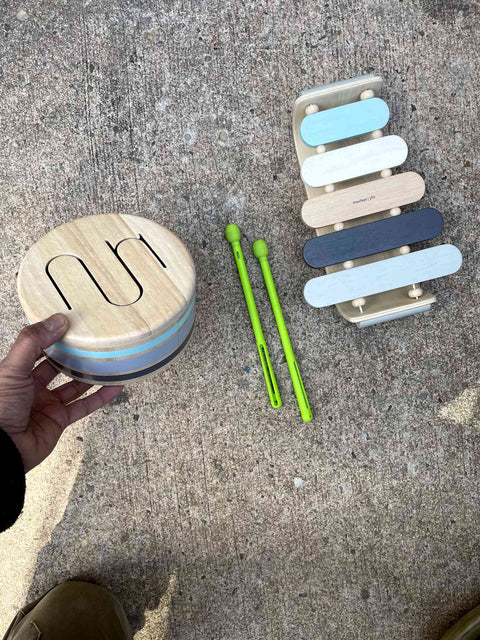 PlanToy Bongo, Sticks and Glockenspiel