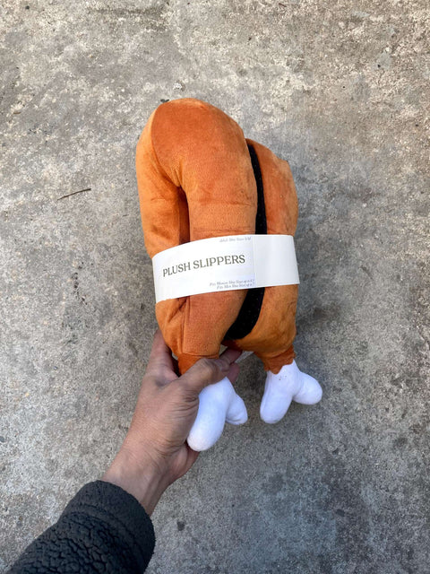 Plush Chicken Slippers