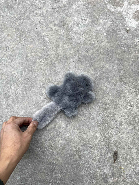 Plush Gray Animal Toy