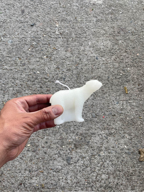 Polar Bear Candle