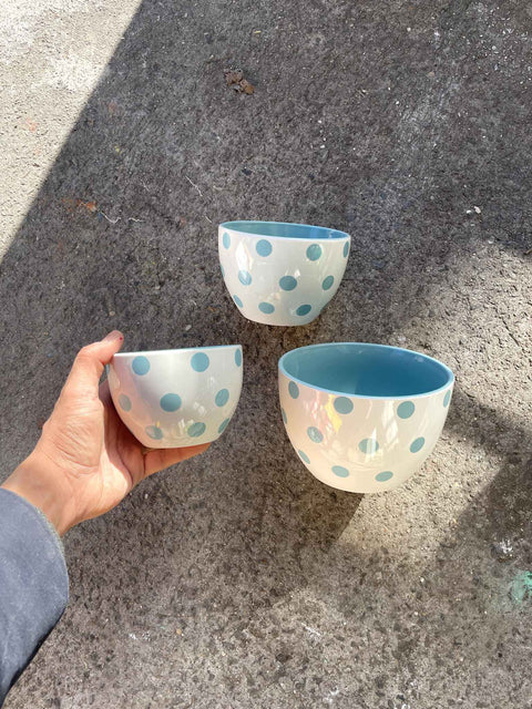 Polka Dot Bowls Set