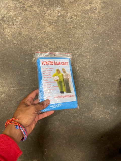 Poncho Rain Coat, One Size