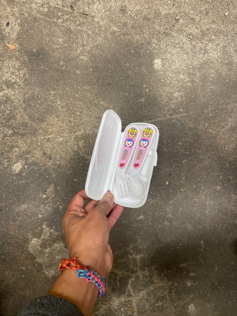 Pororo Spoon And Fork Set
