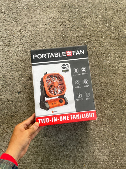 Portable Two-in-One Fan/Light