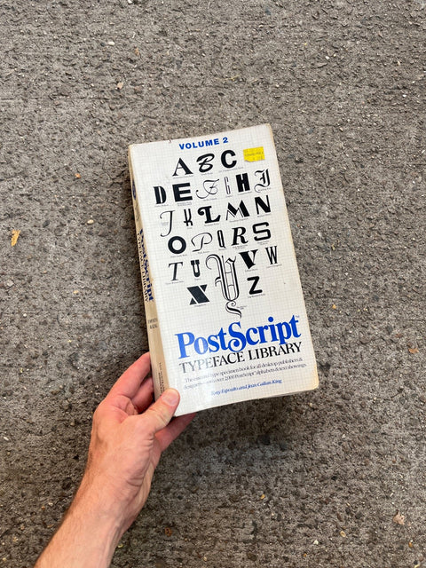 PostScript Typeface Library Book