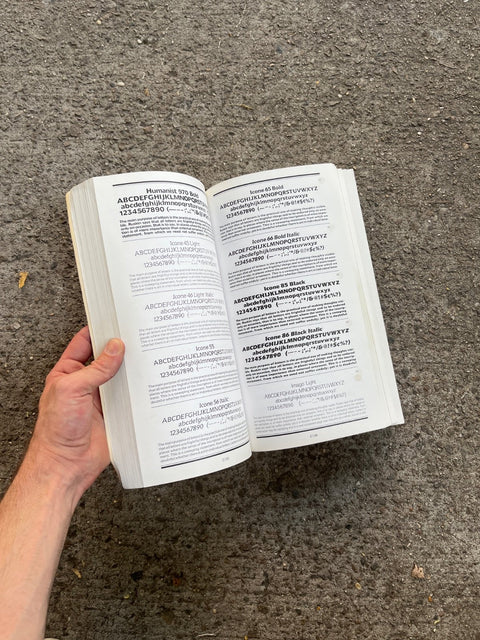 PostScript Typeface Library Book