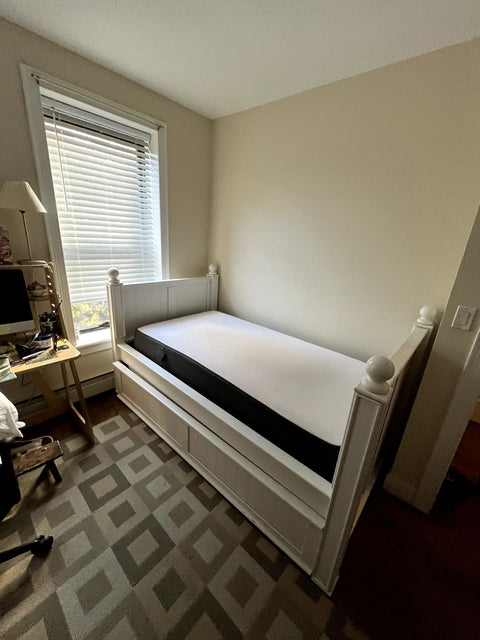 Pottery Barn Twin Bed With Trundle Bed & Casper Mattresses