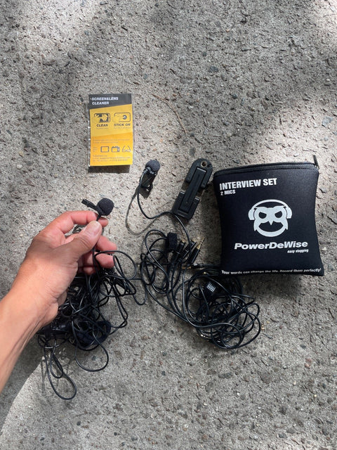 PowerDeWise Interview Microphone Set