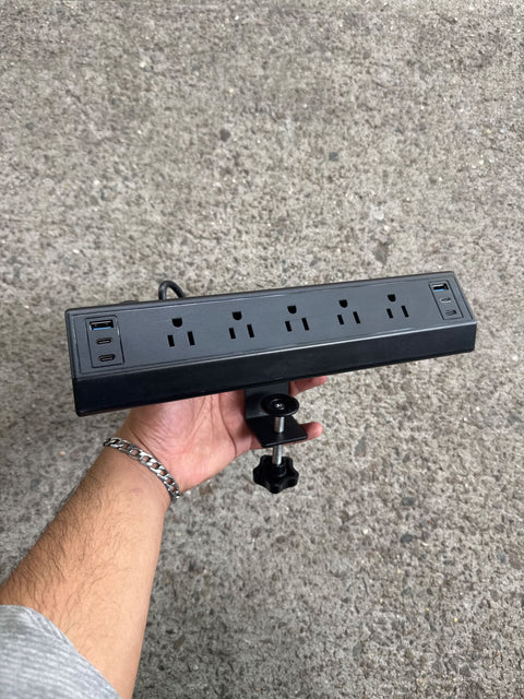 Power Strip with Clamp