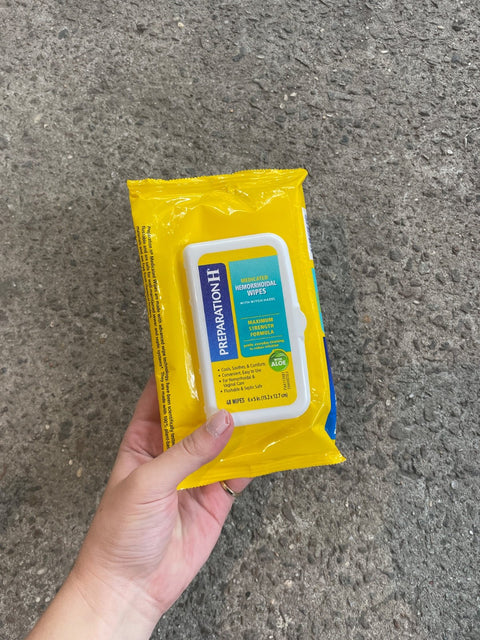 Preparation H Medicated Wipes