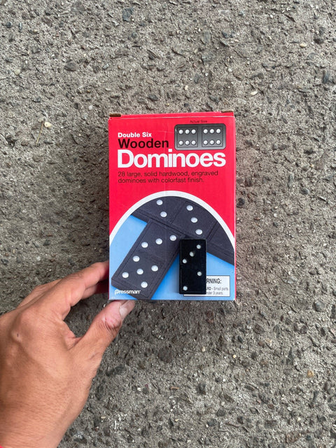 Pressman Wooden Dominoes