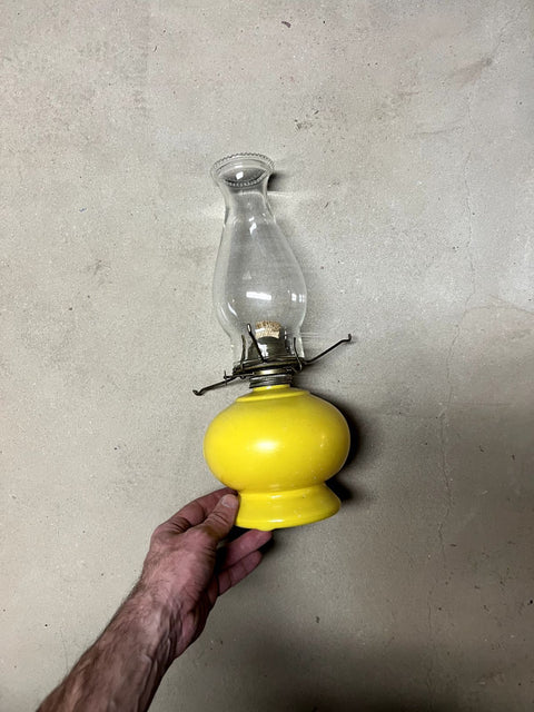 Pretty Antique Oil Lamp