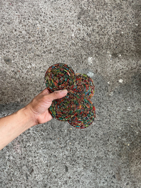 Pretty Beaded Handcrafted Coasters