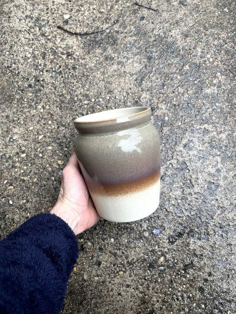 Pretty Ceramic Vase Made In Portugal
