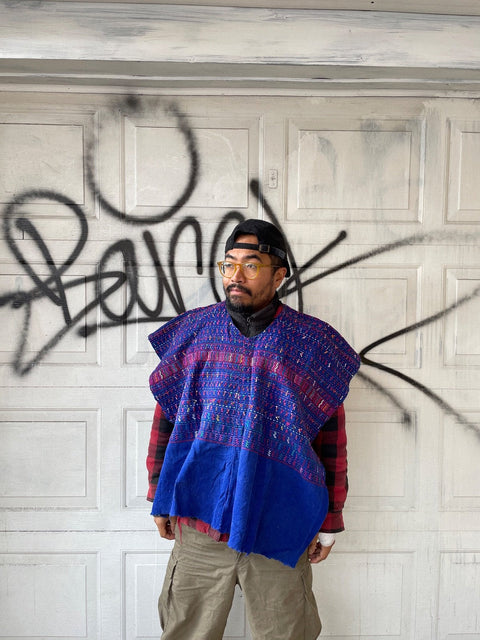 Pretty Colorful Handwoven Poncho