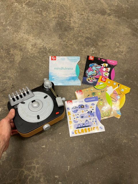 Pretty Dope Fisher-Price Toy Record Player With A Bunch Of Discs Too