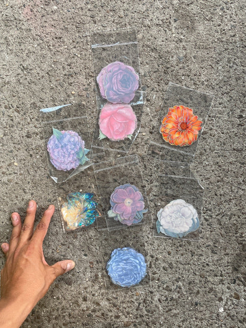 Pretty Flower Stickers