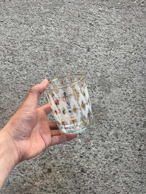 Pretty Glass with Gold Accents