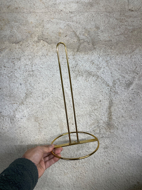 Pretty Golden Paper Towel Holder