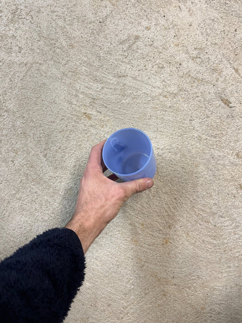 Pretty Light Blue Glass Cups