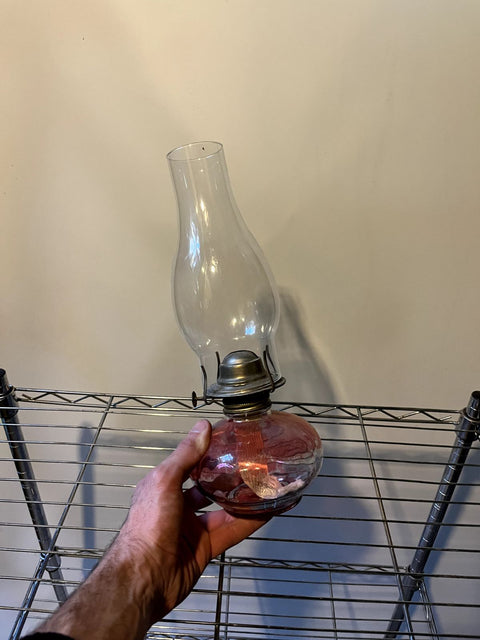Pretty Pink Oil Lamp