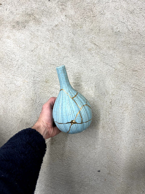Pretty Repaired Vase (Kintsugi Technique?)