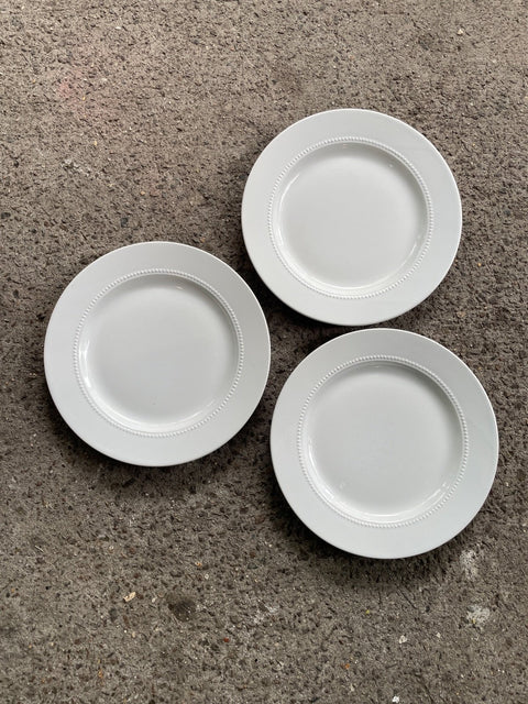 Pretty White Dinner Plates