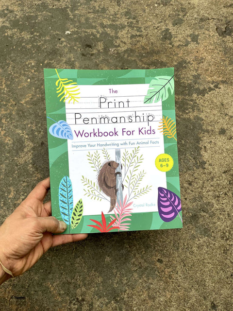 Print Penmanship Workbook for Kids