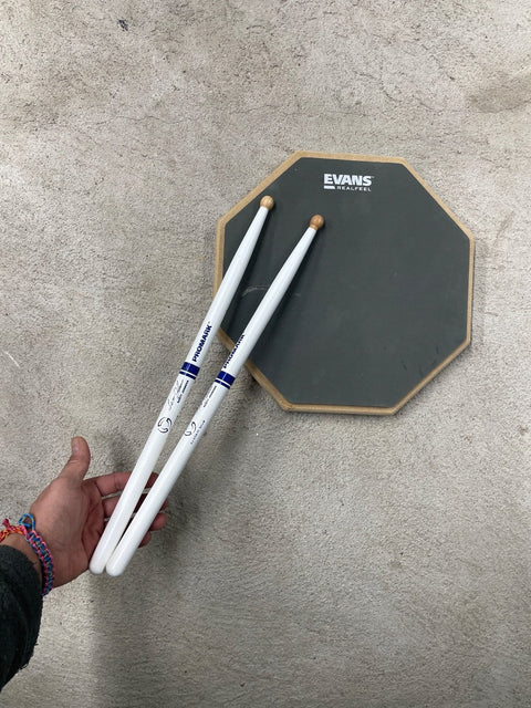 Promark Scott Johnson Drumsticks + Practice Pad