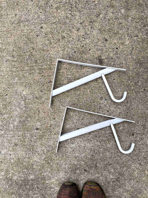 Proper White Wall Brackets
