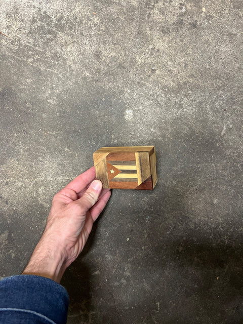 Puerto Rican Wooden Flag