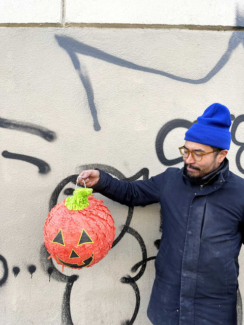 Pumpkin Piñata (Full Of Old Candies)