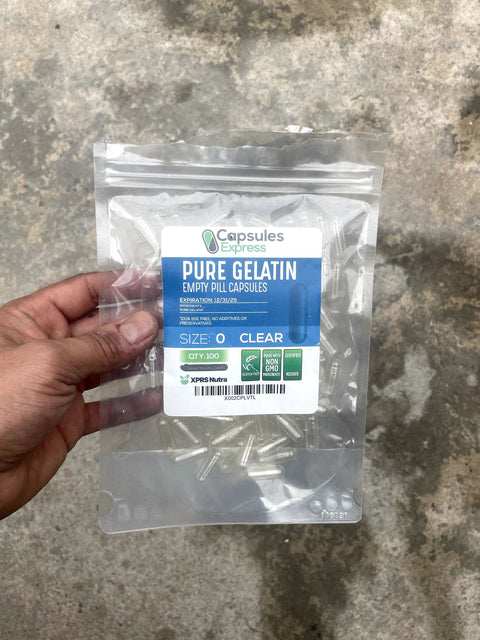 Pure Gelatin Pill Capsules