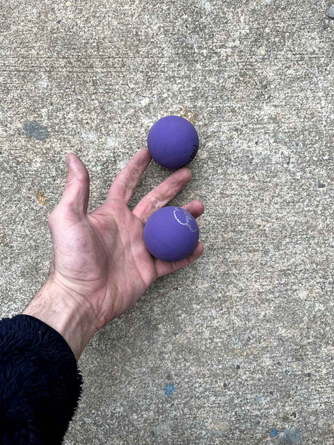 Purple Bouncing Balls
